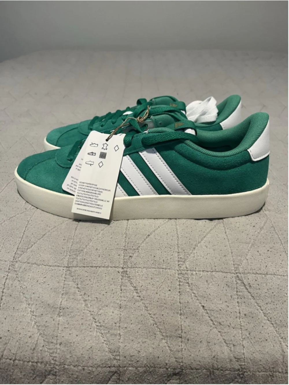Asdidas VL Court 3.0 Women’s 8.5 Green White Sneakers JP5324 Court Green NEW